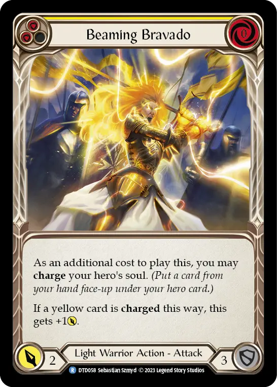 Beaming Bravado — Rainbow Foil