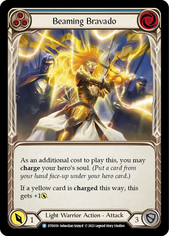 Beaming Bravado — Rainbow Foil