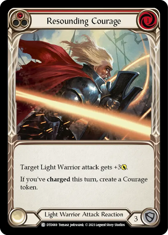 Resounding Courage — Rainbow Foil