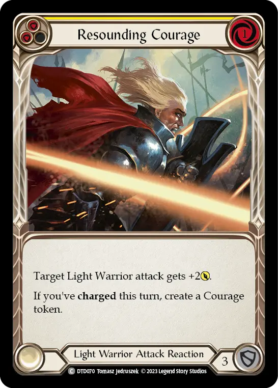 Resounding Courage — Rainbow Foil
