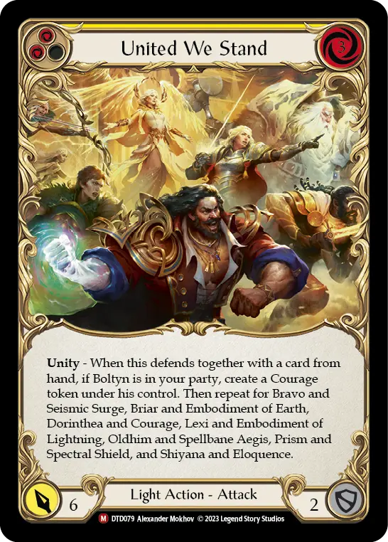 United We Stand — Rainbow Foil