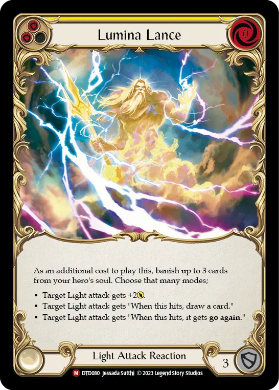 Lumina Lance — Rainbow Foil