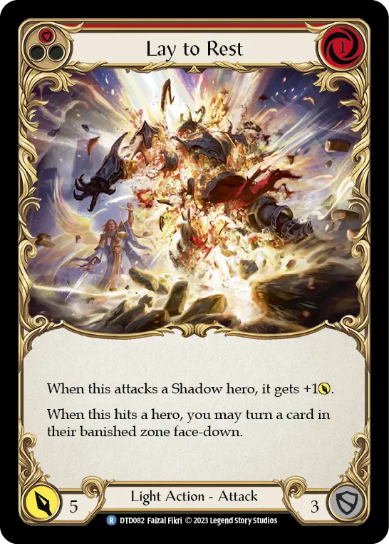 Lay to Rest — Rainbow Foil