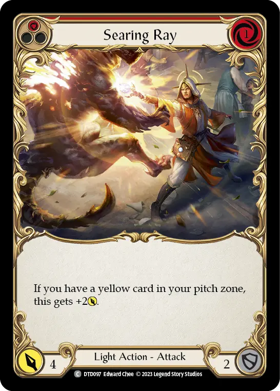 Searing Ray — Rainbow Foil