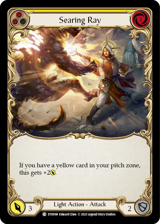 Searing Ray — Rainbow Foil