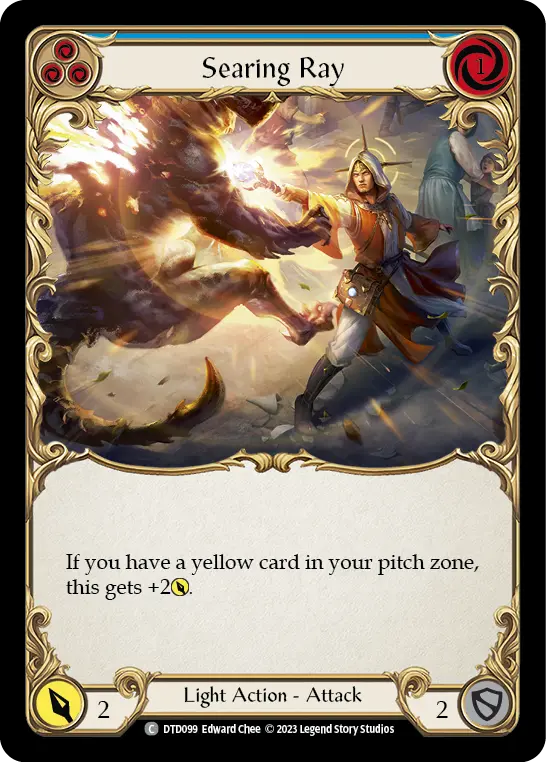 Searing Ray — Rainbow Foil