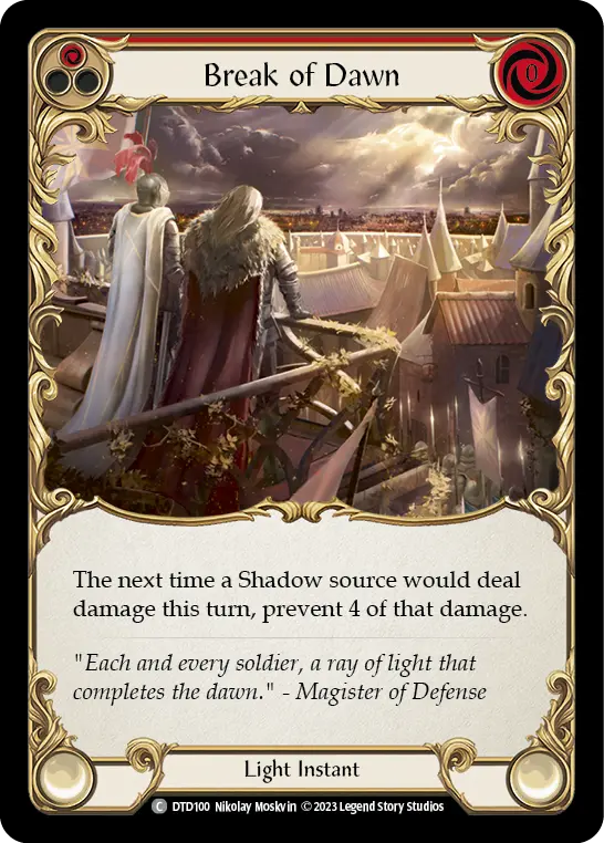 Break of Dawn — Rainbow Foil