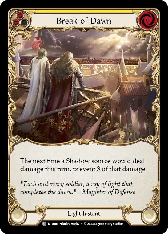 Break of Dawn — Rainbow Foil