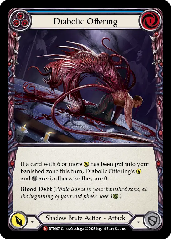 Diabolic Offering — Rainbow Foil