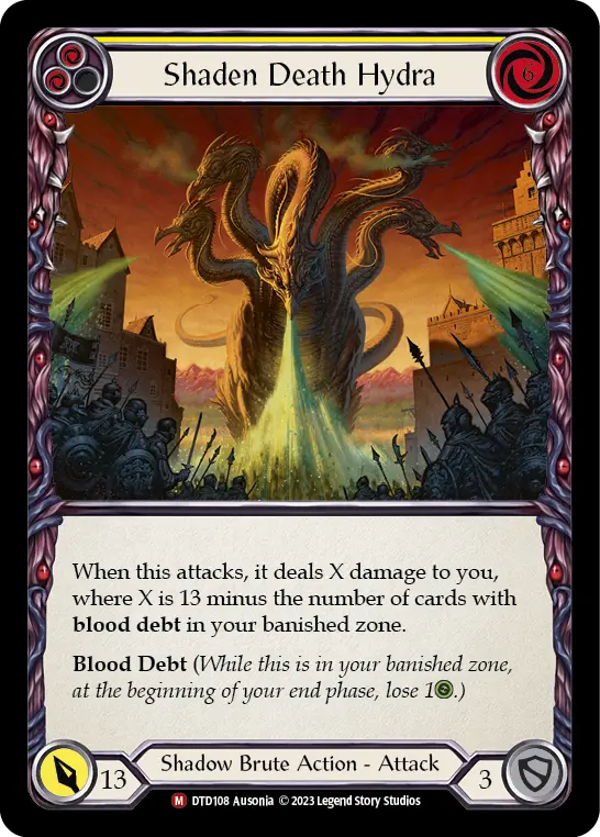 Shaden Death Hydra — Rainbow Foil