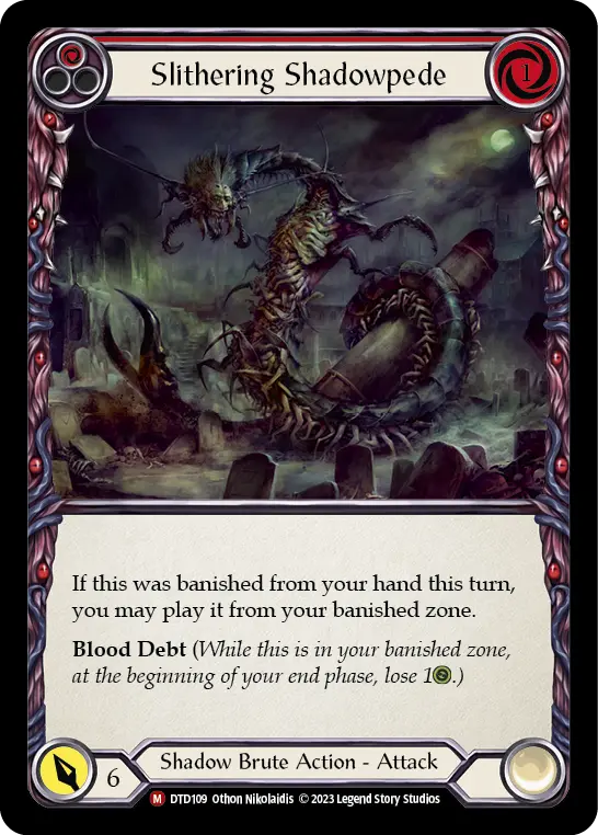 Slithering Shadowpede — Rainbow Foil