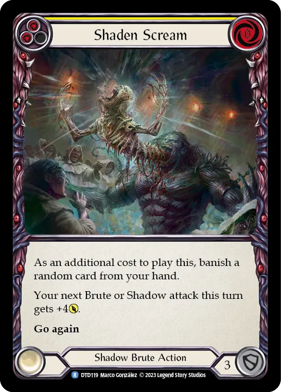 Shaden Scream — Rainbow Foil