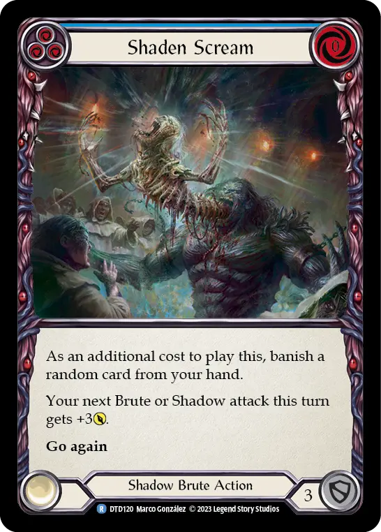 Shaden Scream — Rainbow Foil