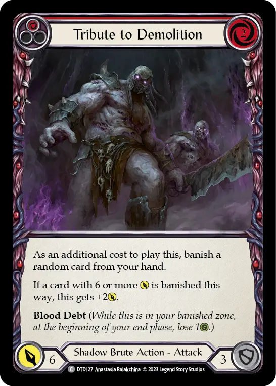 Tribute to Demolition — Rainbow Foil