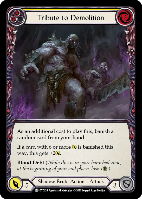 Tribute to Demolition — Rainbow Foil