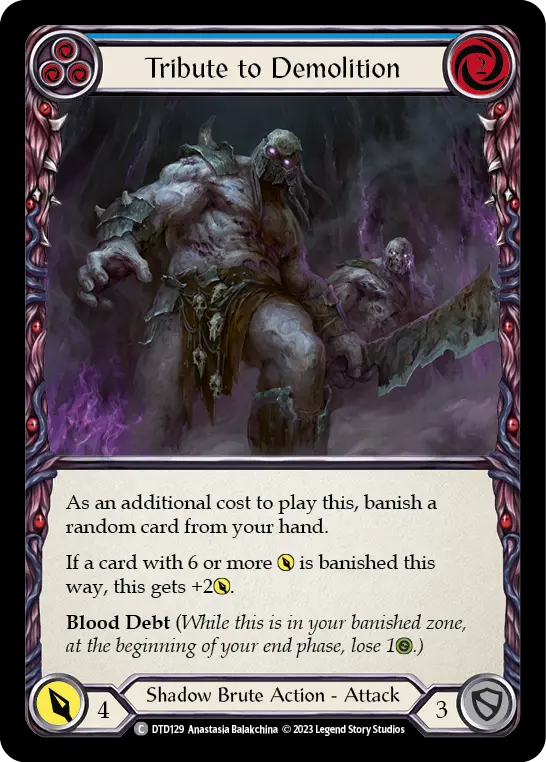 Tribute to Demolition — Rainbow Foil