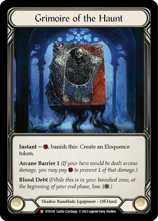 Grimoire of the Haunt — Cold Foil