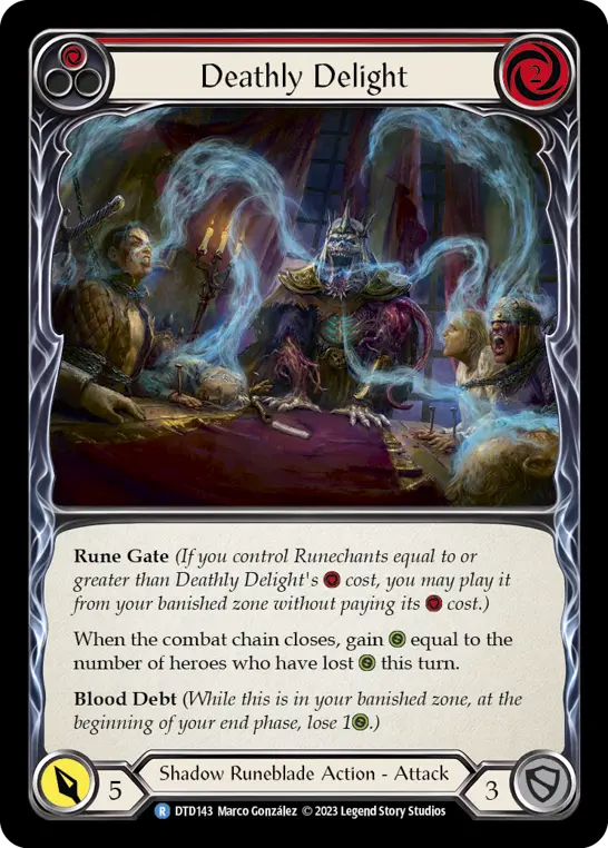 Deathly Delight — Rainbow Foil