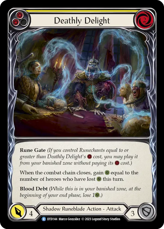 Deathly Delight — Rainbow Foil