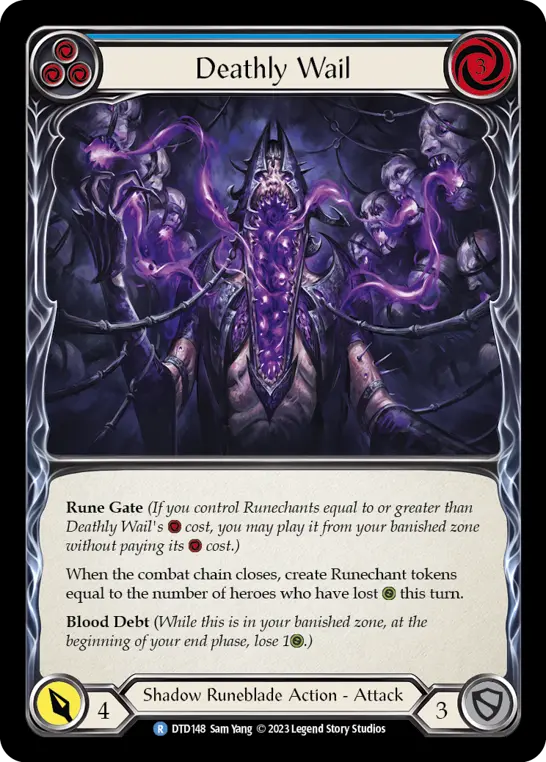 Deathly Wail — Rainbow Foil