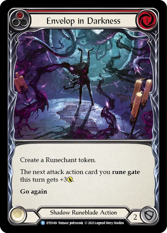 Envelop in Darkness — Rainbow Foil