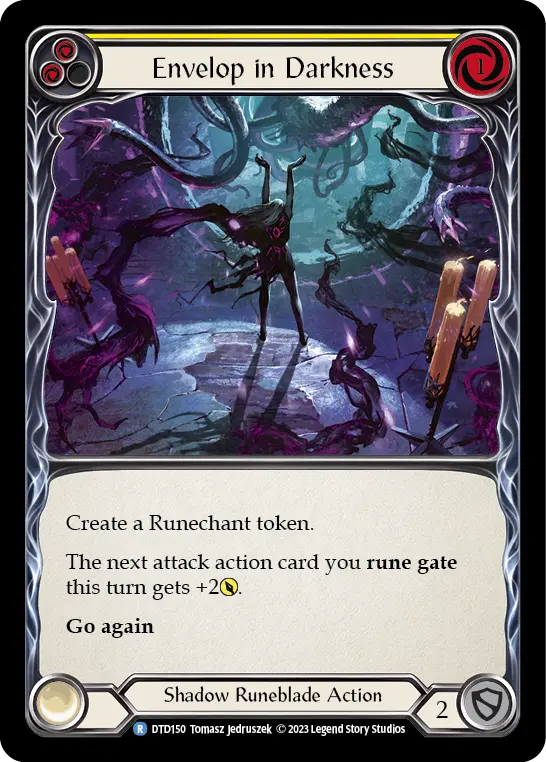 Envelop in Darkness — Rainbow Foil