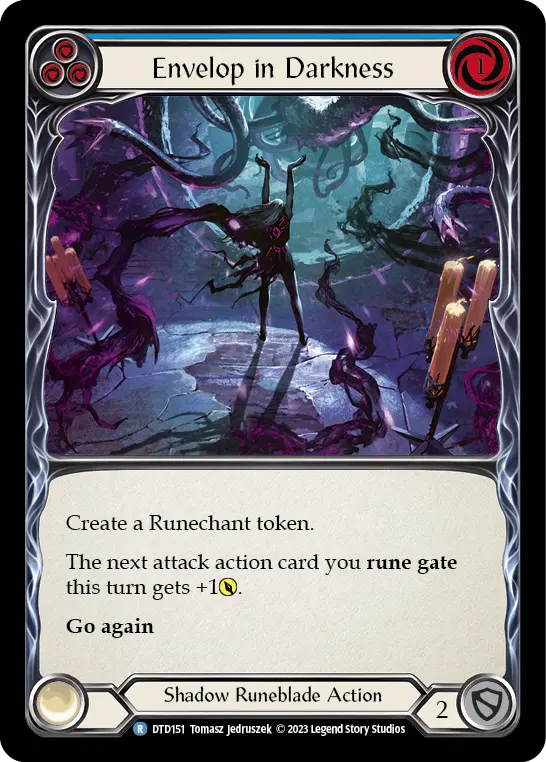 Envelop in Darkness — Rainbow Foil