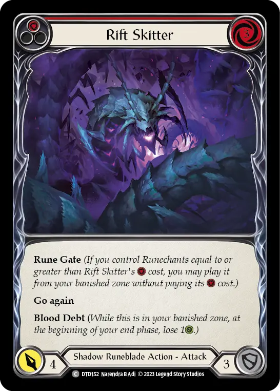 Rift Skitter — Rainbow Foil