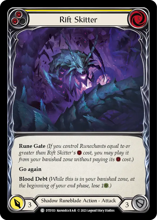 Rift Skitter — Rainbow Foil