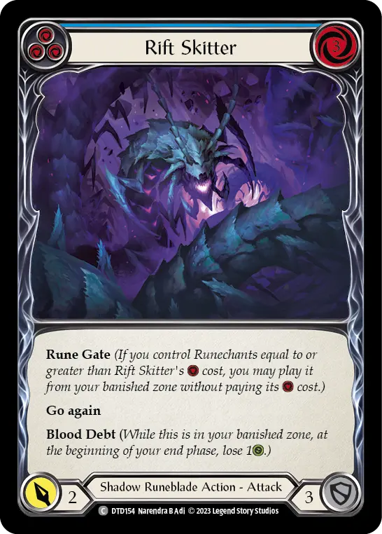 Rift Skitter — Rainbow Foil