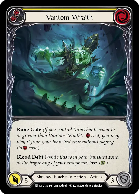 Vantom Wraith — Rainbow Foil
