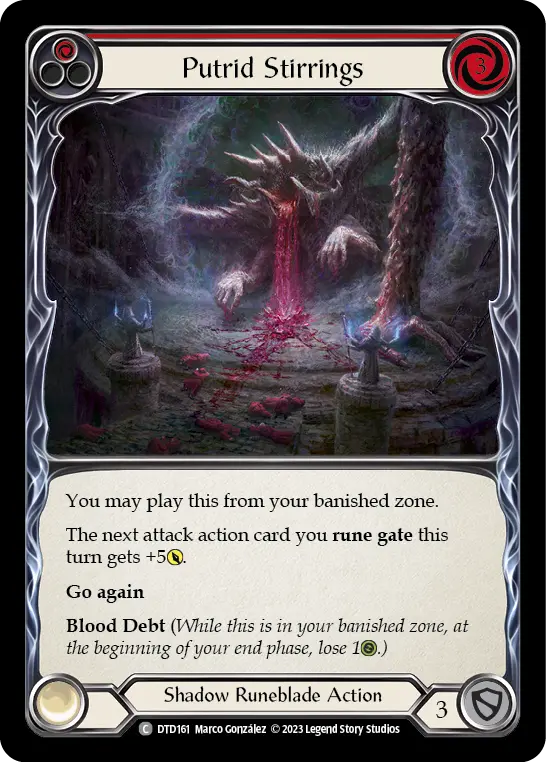 Putrid Stirrings — Rainbow Foil