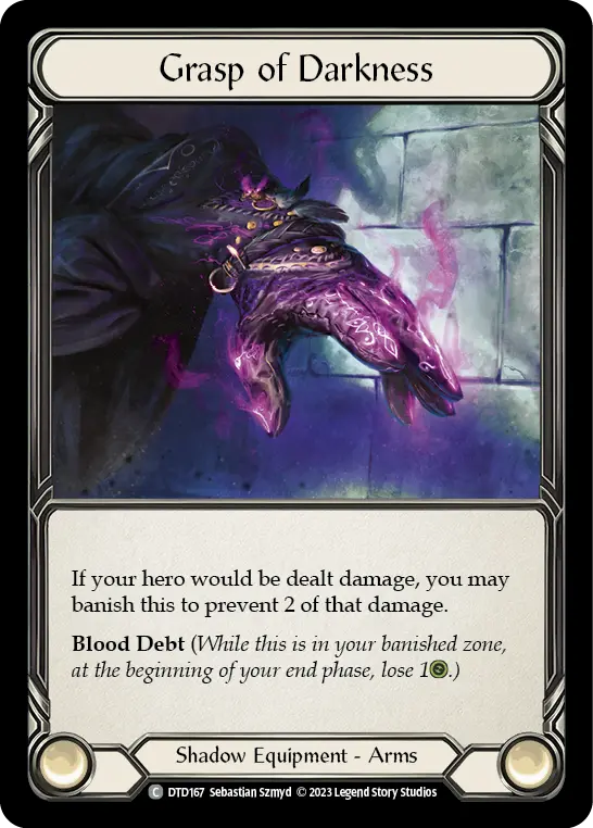 Grasp of Darkness — Cold Foil