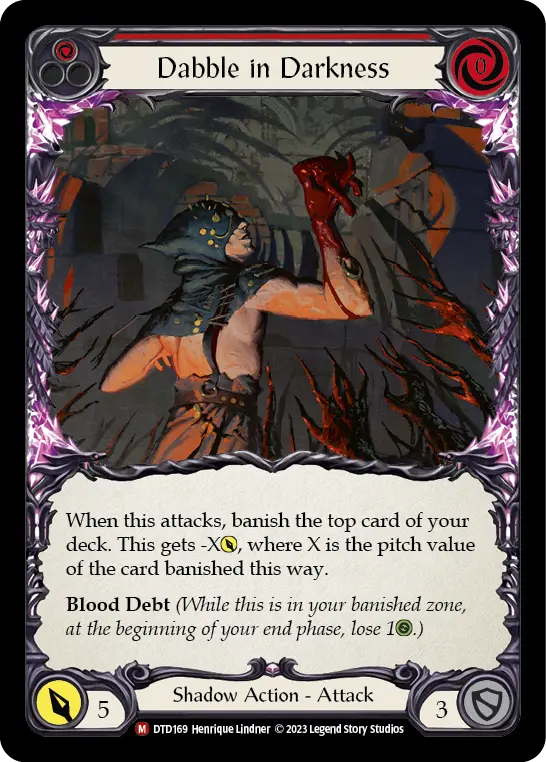Dabble in Darkness — Rainbow Foil