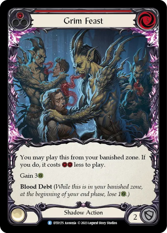 Grim Feast — Rainbow Foil