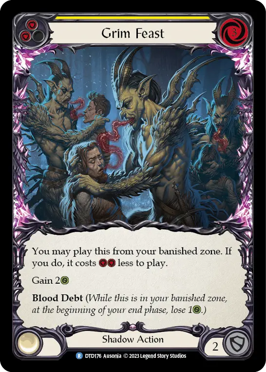 Grim Feast — Rainbow Foil