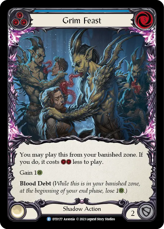 Grim Feast — Rainbow Foil