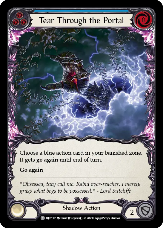 Tear Through the Portal — Rainbow Foil