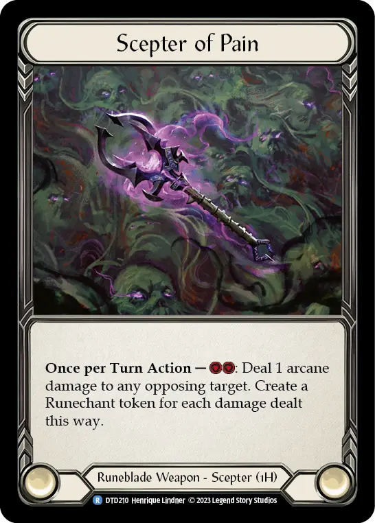 Scepter of Pain — Cold Foil