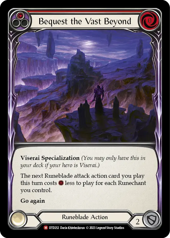 Bequest the Vast Beyond — Rainbow Foil