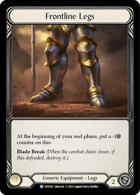 Frontline Legs — Cold Foil