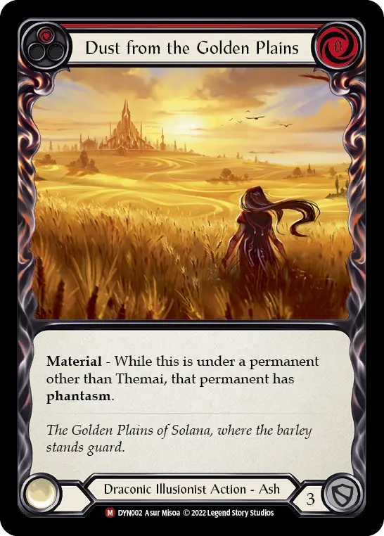 Dust from the Golden Plains — Rainbow Foil