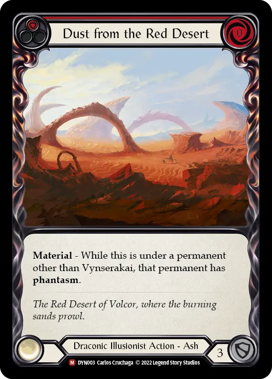 Dust from the Red Desert — Rainbow Foil