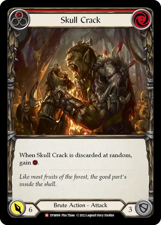 Skull Crack — Rainbow Foil