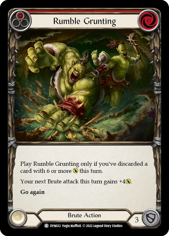 Rumble Grunting — Rainbow Foil
