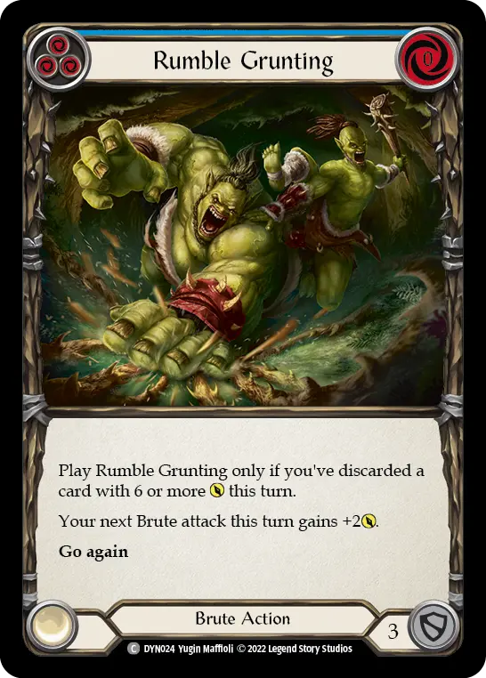 Rumble Grunting — Rainbow Foil