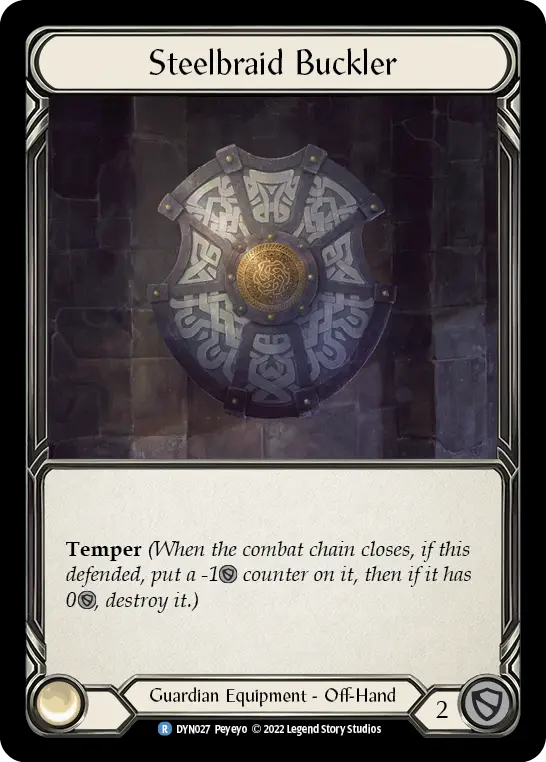 Steelbraid Buckler — Cold Foil