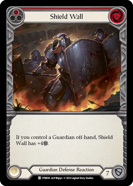 Shield Wall — Rainbow Foil