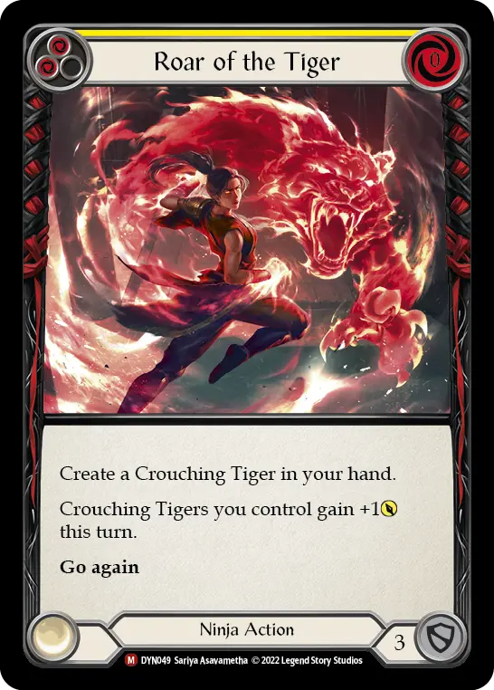 Roar of the Tiger — Rainbow Foil