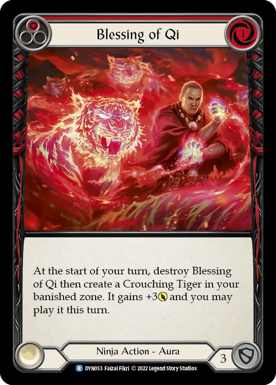 Blessing of Qi — Rainbow Foil